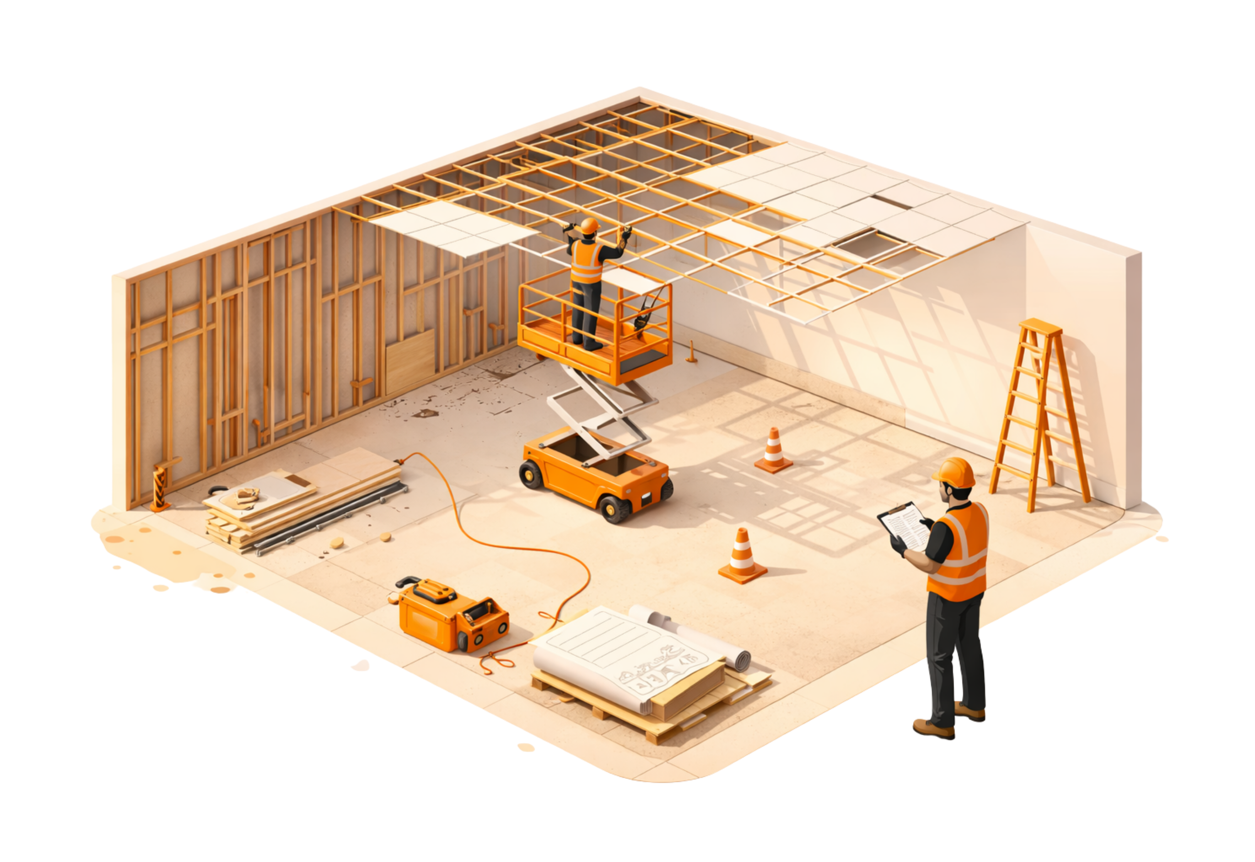 Commercial tenant improvement office buildout Phoenix AZ Desert Wolf Developers